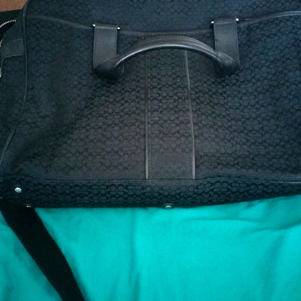 Coach black laptop case/ briefcase 💼